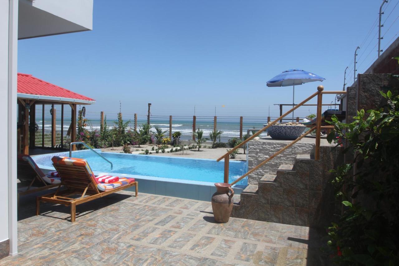 El Ocaso Oceanfront Apartment Canoa Kültér fotó